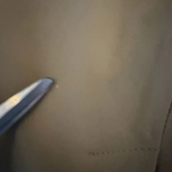 NWT DANA BUCHMAN Beige Taupe 100% Lambskin Classic Pencil Skirt Women’s Size 12 - Picture 6 of 16